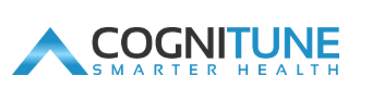 A logo of cognitune smarter health.