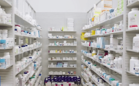 Medicine shelfs