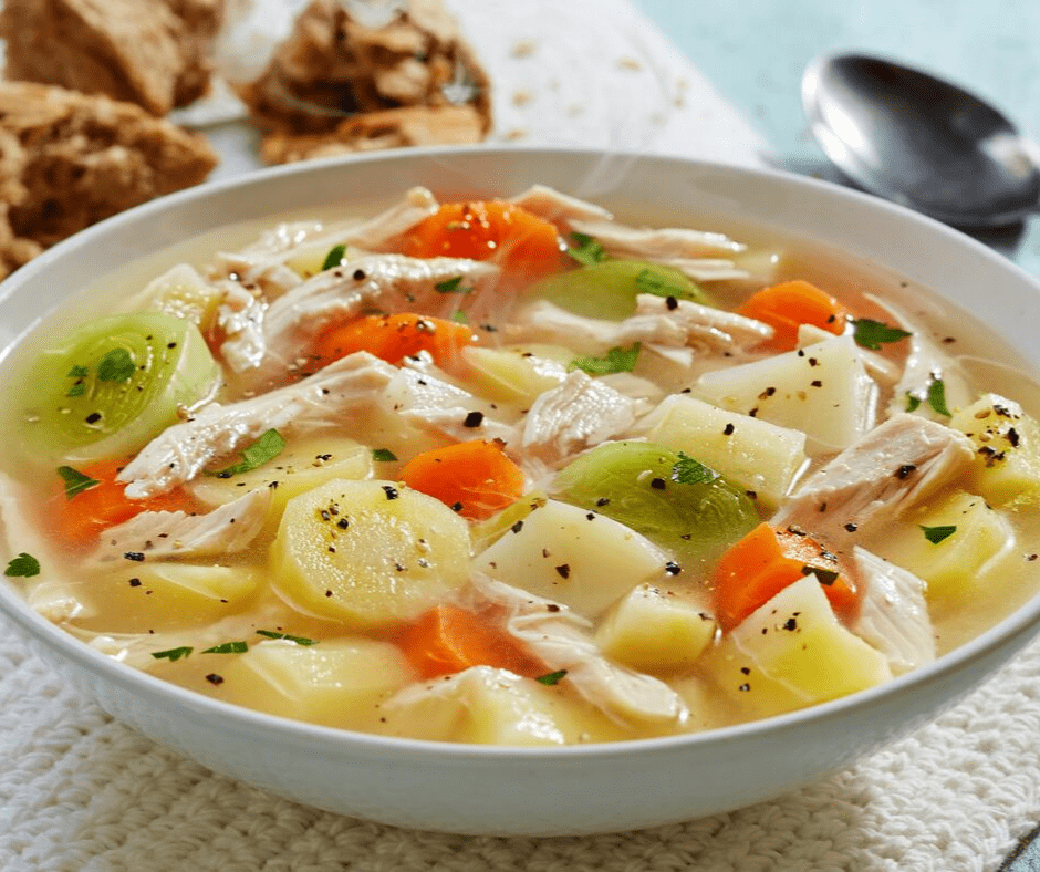 Easy Homestyle Chicken Vegetable Soup | Healthy Living Links