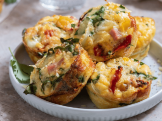 A dish of egg muffins