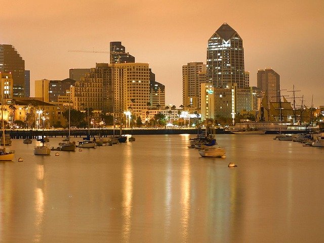 A image of San diego night