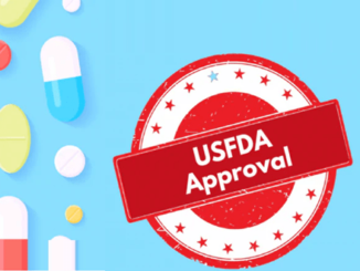 The red stamp for approval of USFDA.