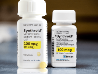 Synthroid-Two bottles of Synthroid-100mcg( 0.1mg)- one 100mcg