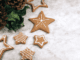 Some cookies with star shape.