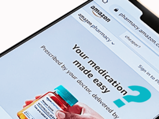 A mobile screen with amazon pharmacy app