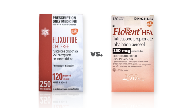 Flixotide inhaler versus Flovent (Main)